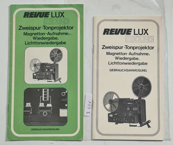REVUE Lux Projektor Gebrauchs Bedienungs-Anleitung