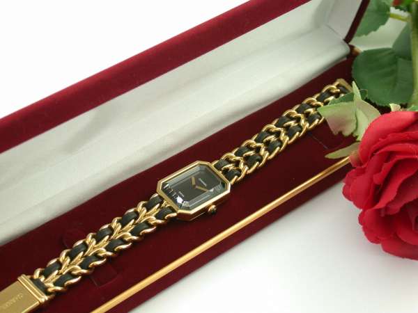 CHANEL Premiere lady's watch M gold-plated vintage
