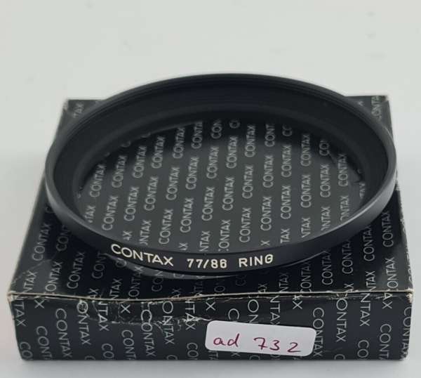 CONTAX 77/86 Ring for Planar 1,2/55 1,2/85 Filter E86 on Lens E77