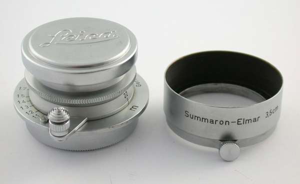 LEICA Summaron 3,5/35 35mm F3,5 M39 LTM Germany +CAPS HOOD + TOP