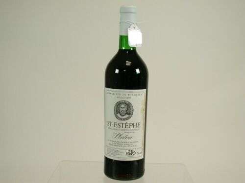 Wein Rotwein 1985 Saint St-Estephe Platon Grand Vin Bordeaux France