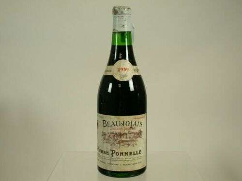 Red Wine 1959 Birthday Beaujolaise Pierre Ponnelle