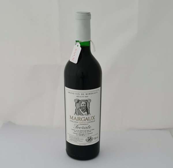 Wein Rotwein Red Wine 1985 Margaux Socrate Grand Vin Bordeaux France