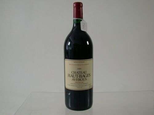 Red Wine 1989 Chateau Haut Bages Averous Pauillac 1,5l