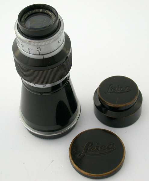 LEICA Berg-Elmar mountain lens 6,3/105 105 105mm LTM 162796 Leitz 1933 ELZEN 3 CAPS !