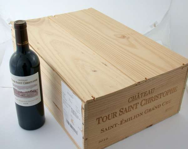 12x Chateau Tour Saint Christophe Grand Cru 2016 wood box 20 Gerstl 94 Parker