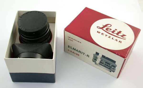 LEICA Elmarit R 2,8/28 28mm F2,8 3-cam adaptable M A7 EOS Lens Germany boxed