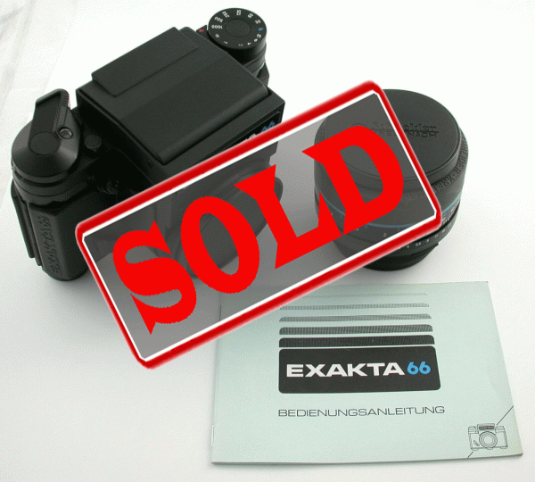 EXAKTA 66 analog 6x6 SLR West Germany Xenotar 2,8/80 Multicoating S top