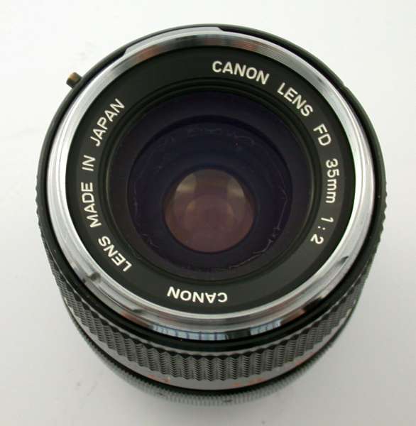 CANON FD 2/35 35 35mm F2 concave fast aperture