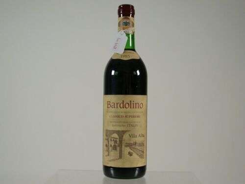 Wein Rotwein 1985 Bardolino Classico Superiore Villa Alba Italy