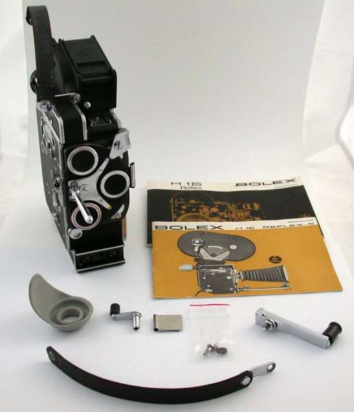 BOLEX H16 Reflex-5 RX-5 Body top accessories not tested AS IS for spare parts