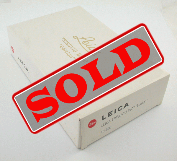 LEICA Trinovid 8x20 Edition Gold 40360 binoculars germany collection