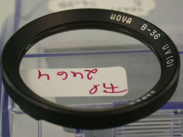 Orig Hoya UV Objektiv Filter Bajonett B-I