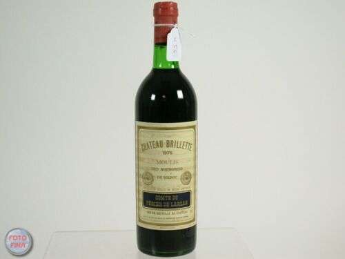 Red Wine 1975 Birthday Chateau Brillette Moulis Cru Bourgeois Du Medoc