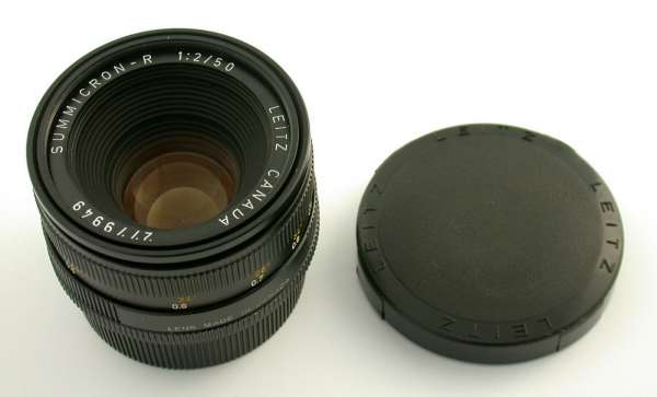 LEICA Summicron R 2/50 50 50mm F2 3-cam adapt. M A7 NEX MFT EOS E55