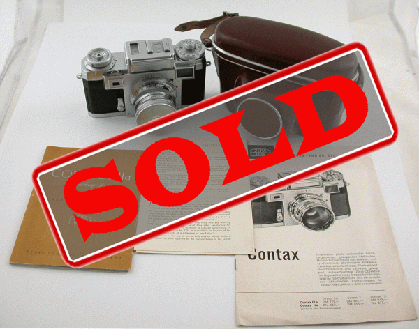 ZEISS IKON Contax IIIa + Tessar rigid starr 3,5/50 50mm F3,5 1954 Mess-Sucher