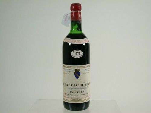 Red Wine 1979 Birthday Chateau Millet Grand Cru
