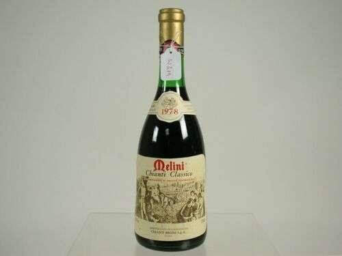 Rot-Wein 1978 Geburtstag Melini Chianti Classico