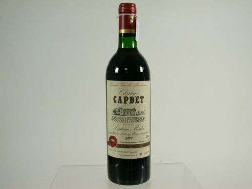 Wein Rotwein 1988 Chateau Capdet Listrac Medoc Bordeaux