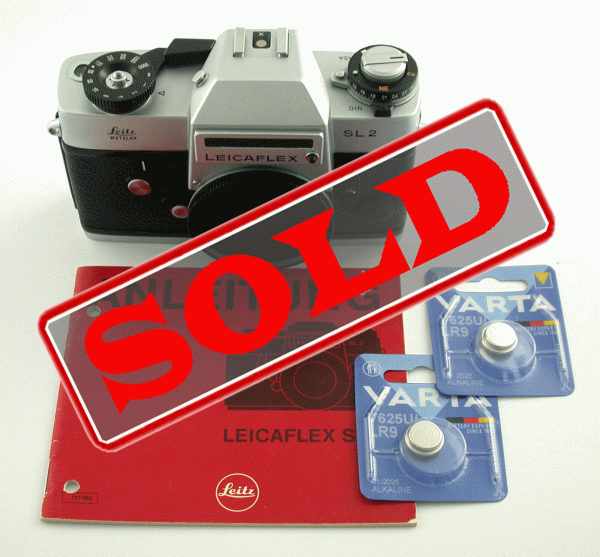 LEICA Leicaflex SL2 Gehäuse analog 35mm SLR mechanik 1,5 V serviced TOP