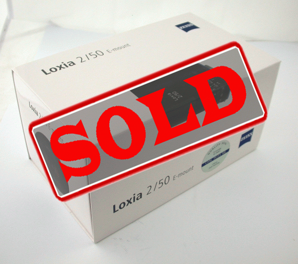 ZEISS Loxia Planar 2/50 50mm F2 Sony e-mount insolvency NEW