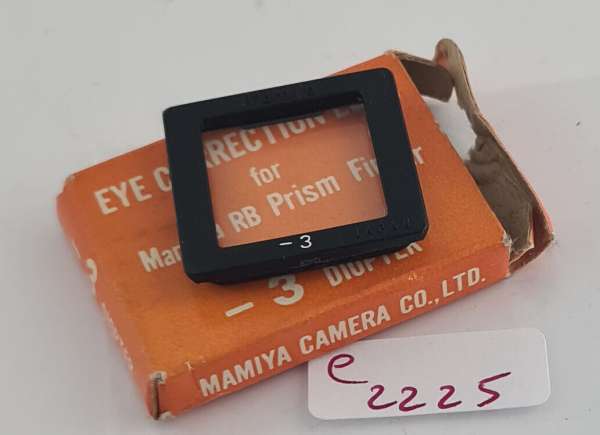MAMIYA RB prism finder Eye Correction Lens -3.0