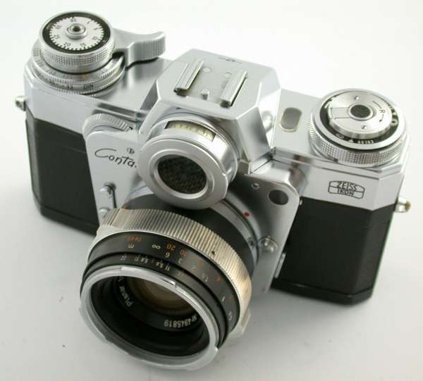 ZEISS IKON Contarex I Bullseye classic prime slr Planar 2/50 50mm F2 tested