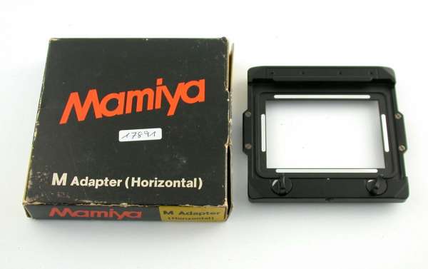 MAMIYA M Adapter Horizontal Press RB 67 RB67 Lagerware neu