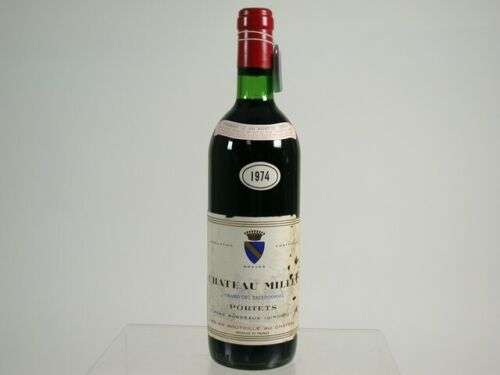 Rot-Wein 1974 Geburtstag Chateau Millet Portets Grand Cru