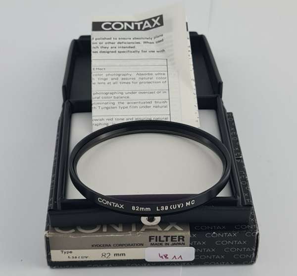 CONTAX MC UV Filter E82 82 82mm Japan Neu