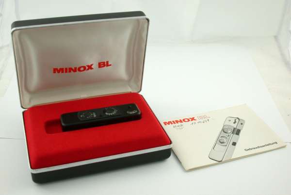 MINOX BL black 8x11 collection miniature Germany Spy TOP box