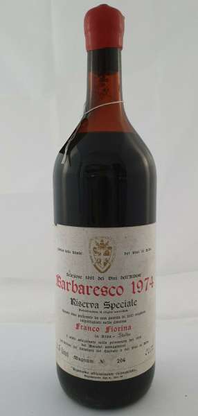 Rot-Wein 1974 Geburtstag Barbaresco Riserva Speciale Magnum