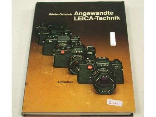 Angewandte LEICA-Technik Kamera Sach Hand-Buch Book GERMAN Günter Osterloh