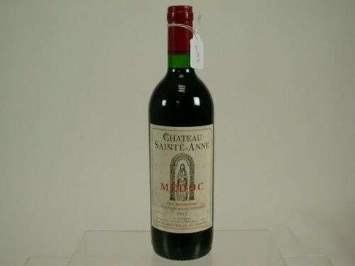 Red Wine 1985 Cru Bourgeois Chateau Sainte Anne