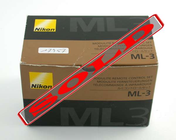 NIKON ML-3 Modulite remote control set new old stock