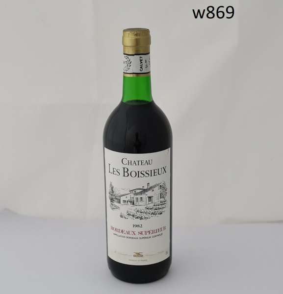 Wein Rotwein 1982 Chateau Les Boissieux Bordeaux Superieur