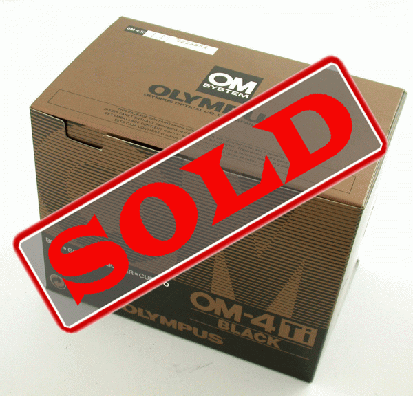 OLYMPUS OM-4 Ti Titan analog topmodell body 2225554 like new boxed