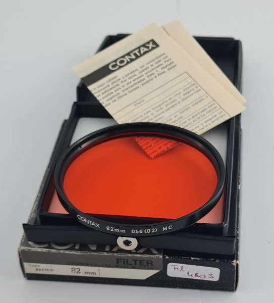 CONTAX Orange Filter E82 82 82mm Japan new