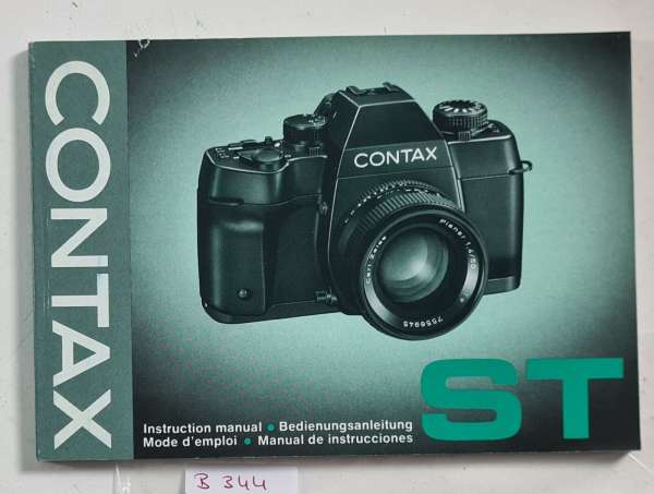 CONTAX ST Instructions Manual