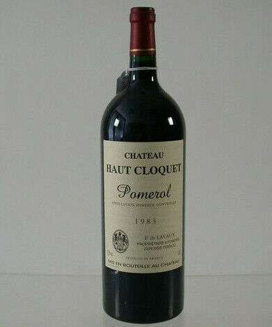 Red Wine 1983 Birthday Chateau Haut Cloquet Pomerol 1,5L