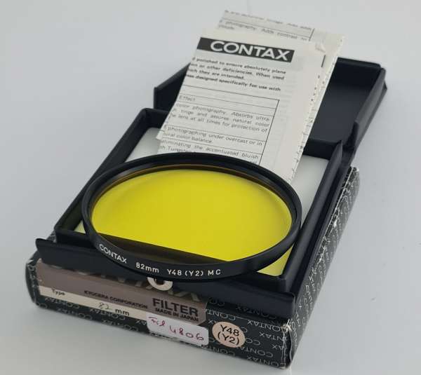 CONTAX Y2 Yellow Filter E82 82 82mm Japan new
