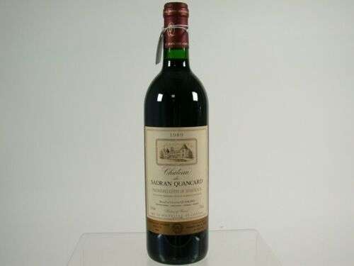 Wein Rotwein 1989 Geburtstag Chateau de Sadran Quancard Bordeaux