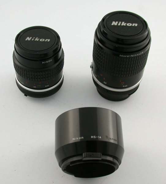 NIKON MF AiS Micro-Nikkor 2,8/55 55mm F2,8 2,8/105 105mm Japan DEfective