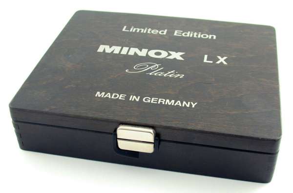 MINOX LX Platin Pt441 Sammlung Miniaturkamera fast neu