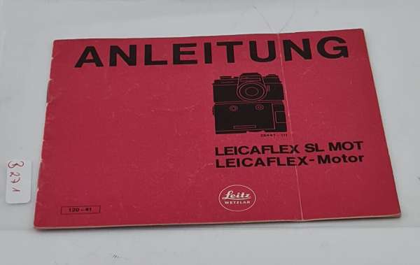 LEICA Leicaflex SL Mot Motor Manual Instructions