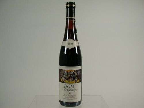Wein Rotwein 1986 Geburtstag Dole de Conthey Paul Evequoz