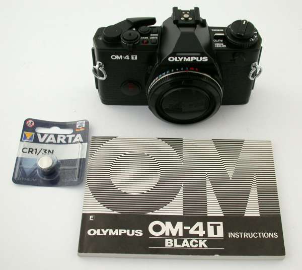 OLYMPUS OM-4 Ti Titan analog prime topmodel body 35mm SLR