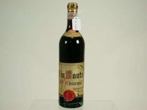 Rot-Wein 1954 Geburtstag Vin Santo Chiarusi