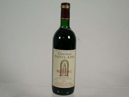 Wein Rotwein 1986 Chateau Sainte St-Anne Cru Bourgeois Medoc