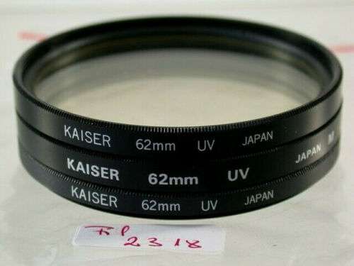 Original KAISER UV Filter E62 62 62mm Japan